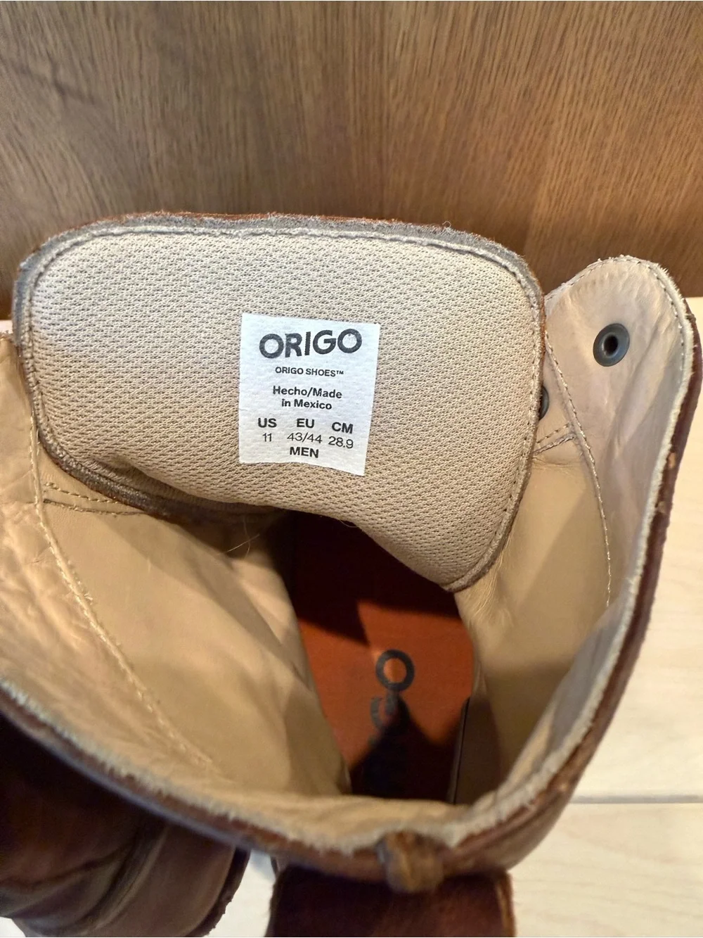 Origo Men's Genuine Leather Lace-Up Boots